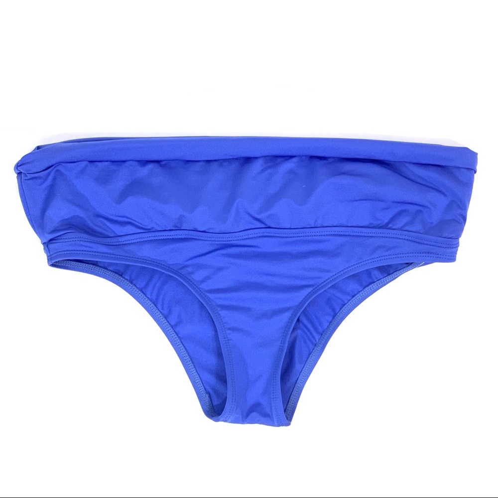 Raisins High Waisted Ruched Swim Bottoms M